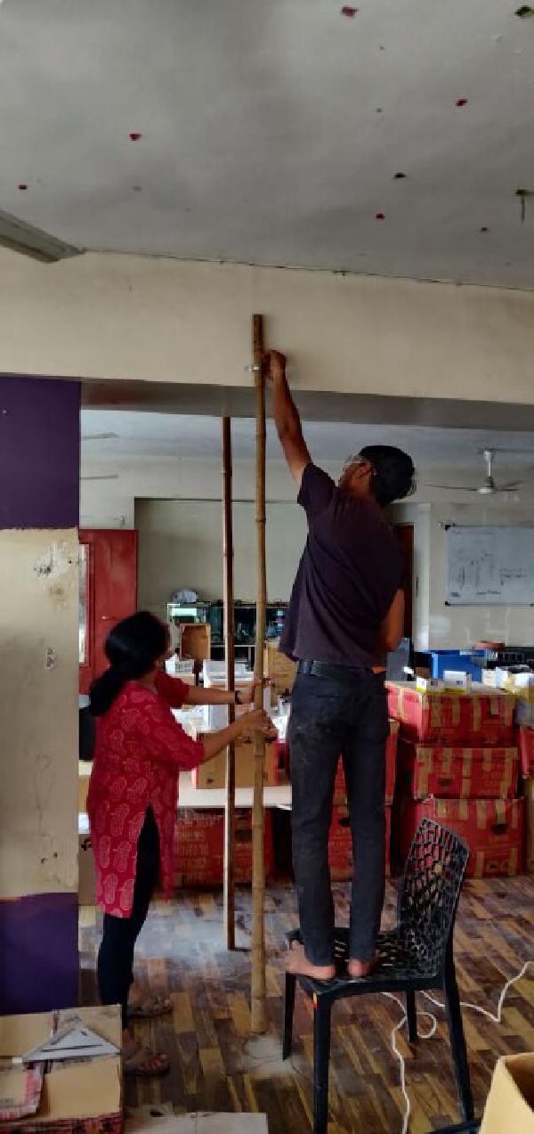 Making of a Bamboo Rack